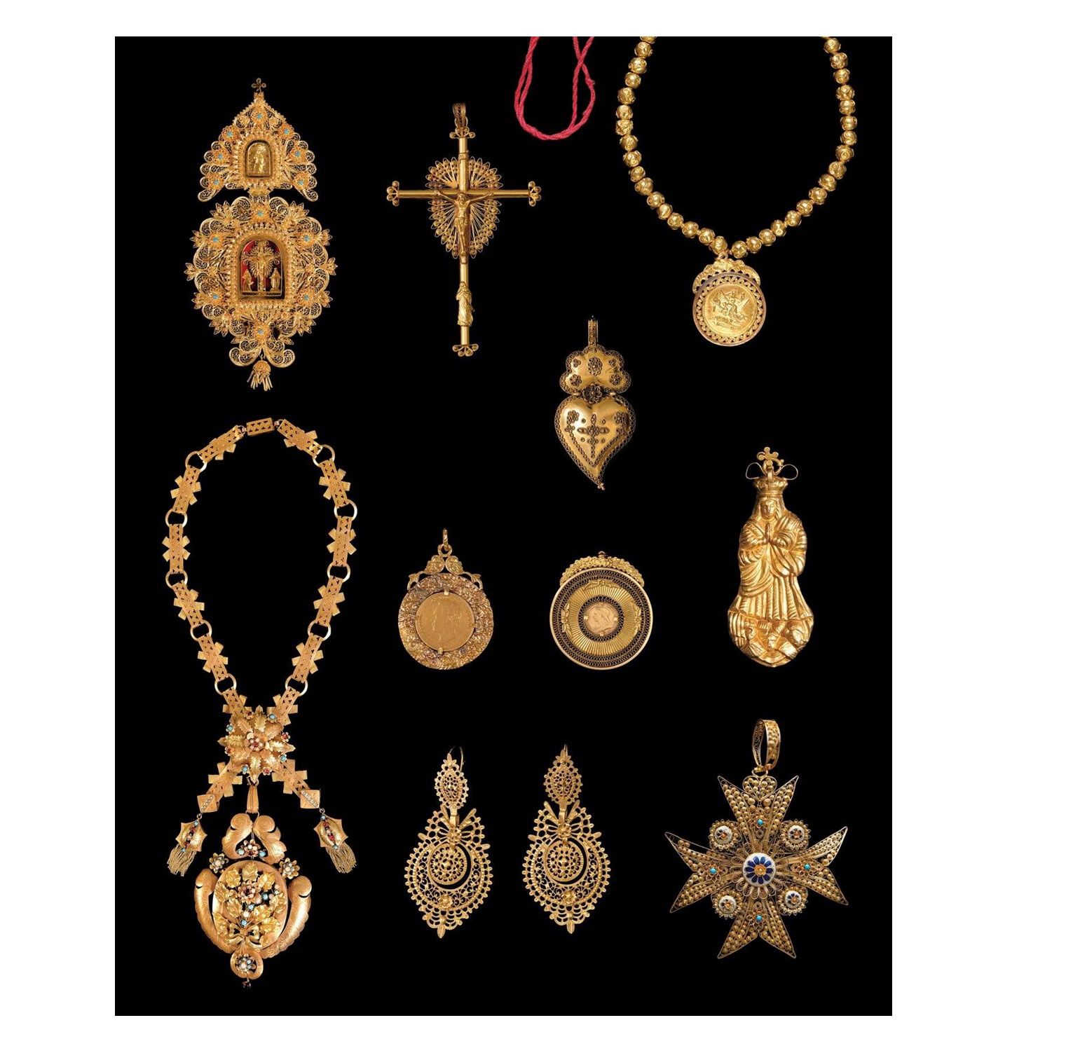 Traditonal Portuguese Gold Jewellery in Viana do Castelo