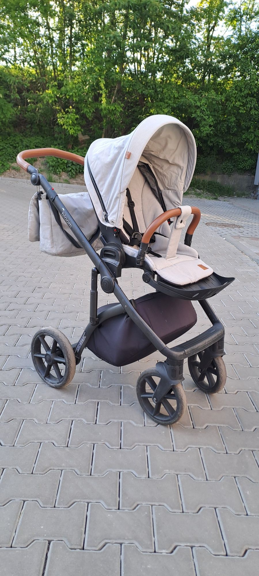 Wózek roan bloom 2w1 ivory gondola spacerówka