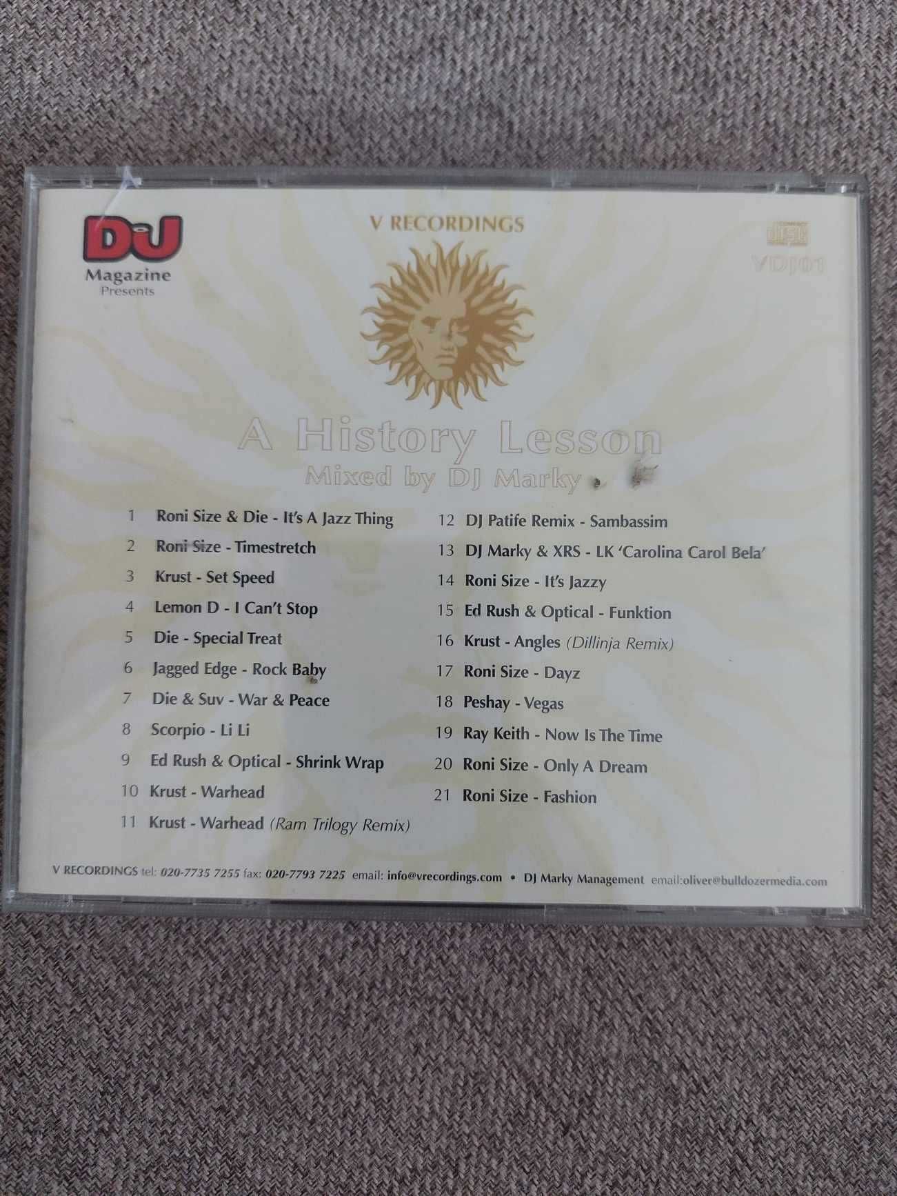CD z DJ MAG V recordings A history lesson drum n' bass UNIKAT!