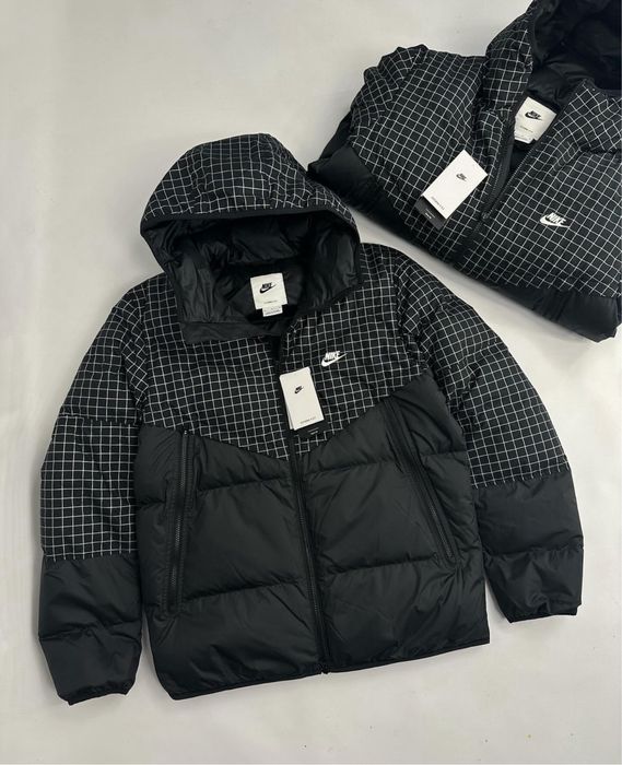 ОРИГІНАЛ | Куртка Nike NSW WINDRUNNER черная, пуховик найк.
