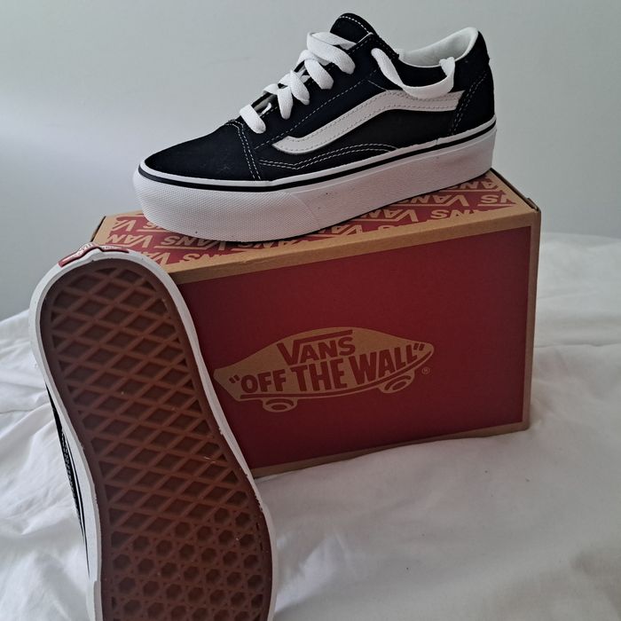 Tenis Vans  old skool plataform infantil