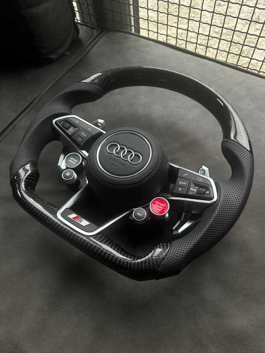 Кермо Руль Audi RS A3 A4 A5 A6 A7 2012-2018 Ауді Карбон VAG