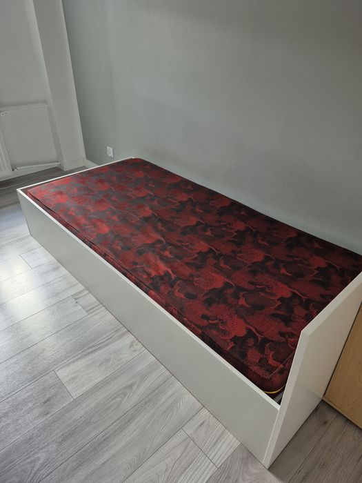 Łóżko białe 90 uniwersalne