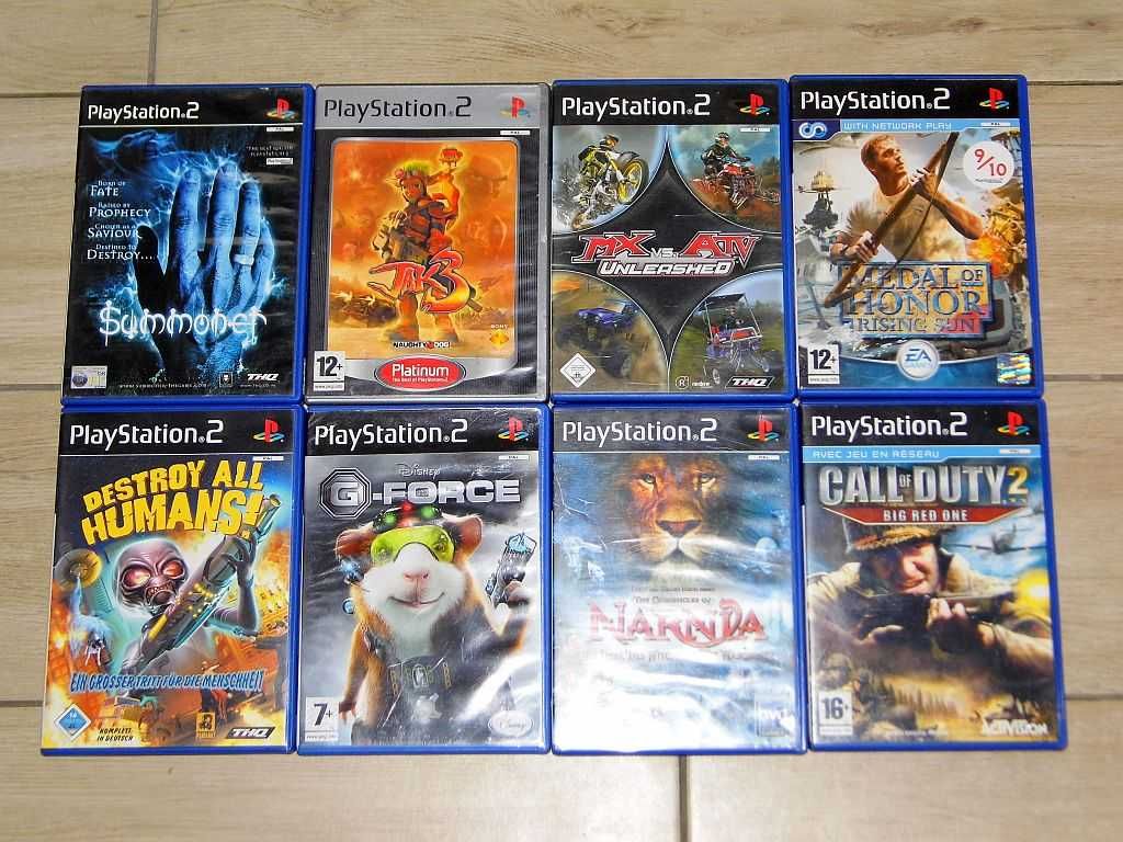 Gry PS2 JAK 3, Summoner, Call of Duty 2, Opowieści z Narnii, G-Force