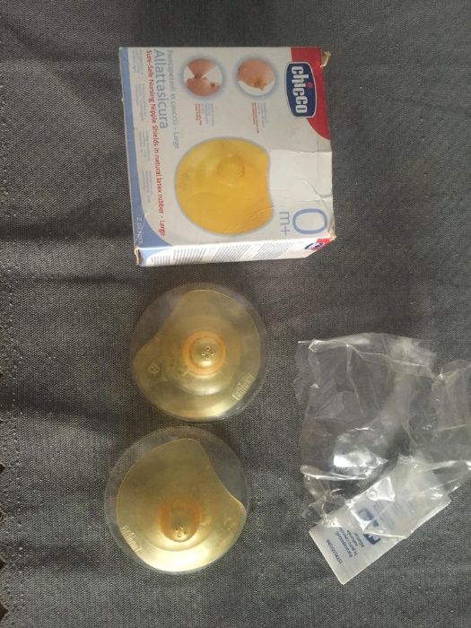 Bicos silicone de amamentação