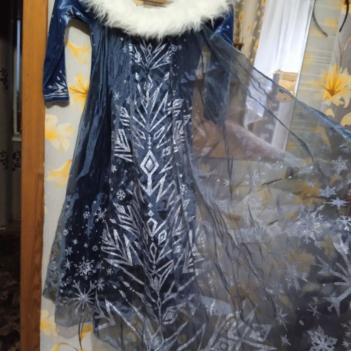 Платье Эльзы "Холодное сердце" Disney 7-8лет