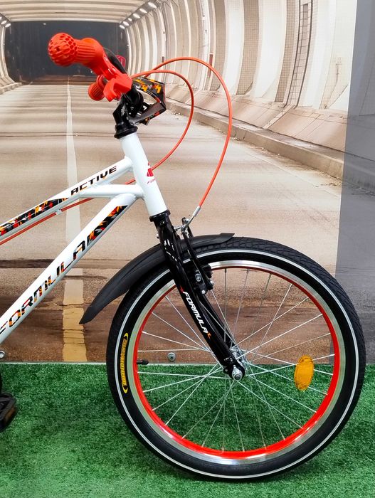 Rower dziecięcy chłopiec/dziewczynka koło 20" BŁOTNIKI, DZWONEK 5 lat+