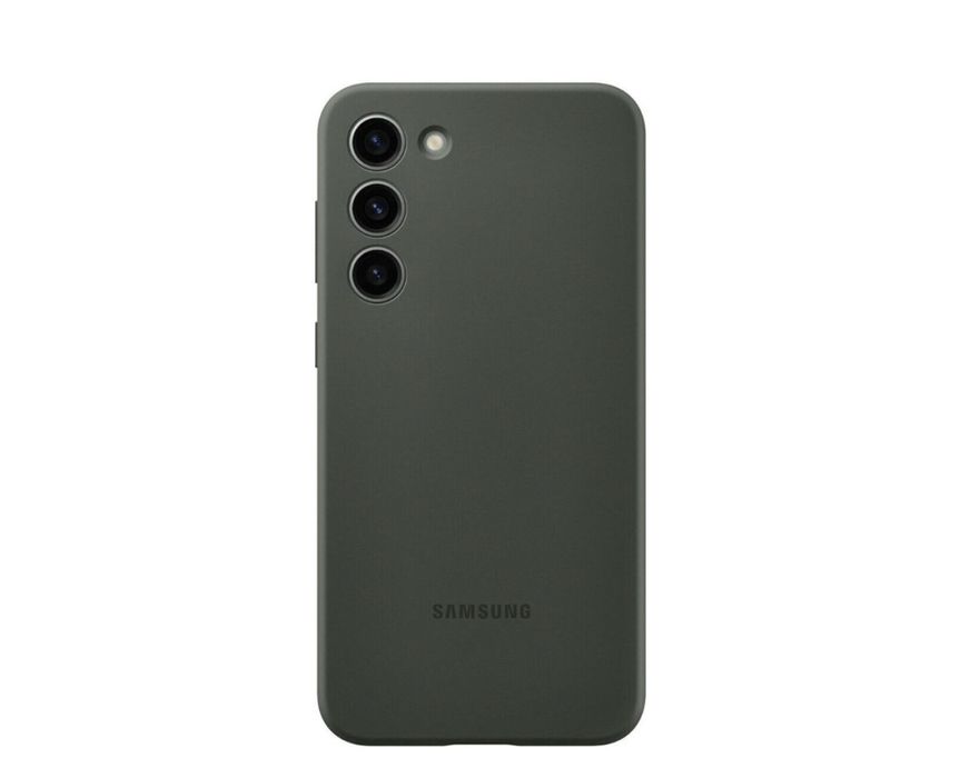 Захисний чохол Silicone Case для Samsung Galaxy S23 Plus кольору хакі