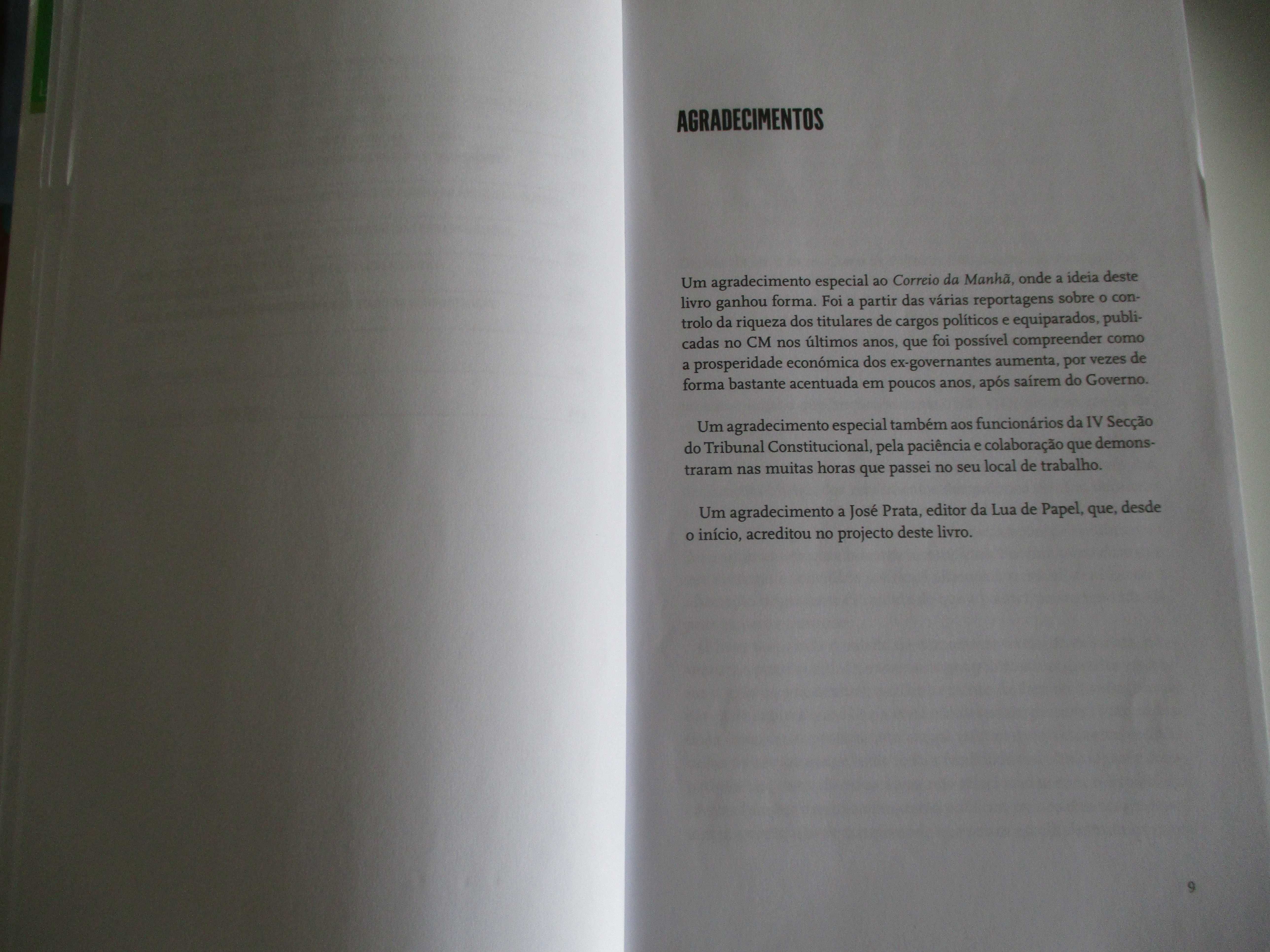 Livro Como os Políticos Enriquecem em Portugal