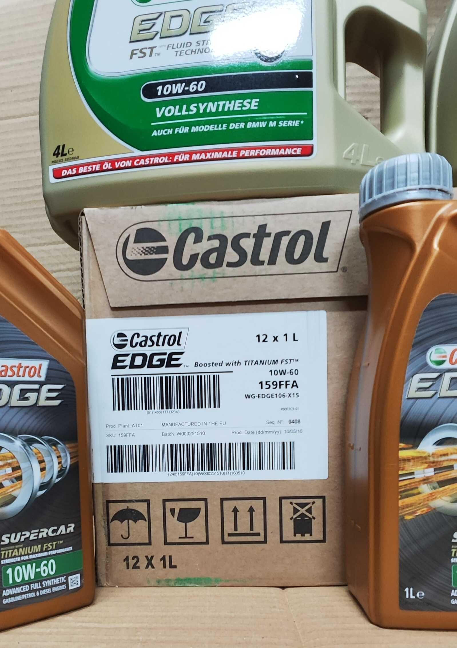 Oleo Castrol Edge 10w60 / Óleo Agip Racing Eni Sport 10w60