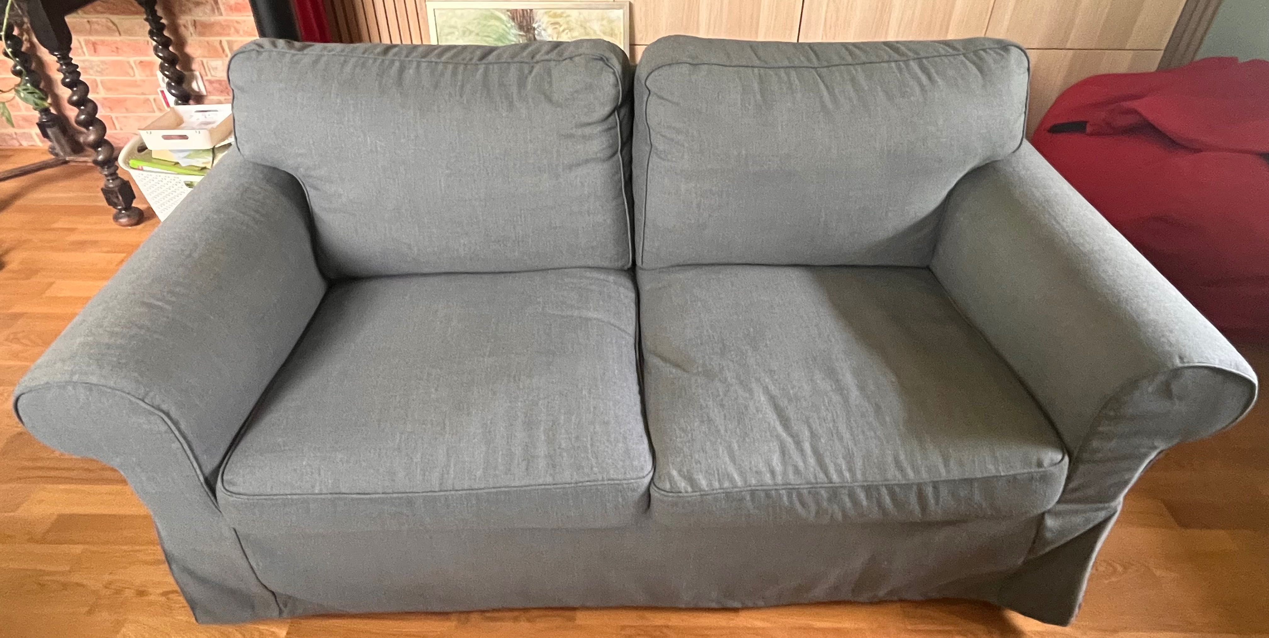 Sofa Ikea Ektorp 2-osobowa kolor ciemnoszary