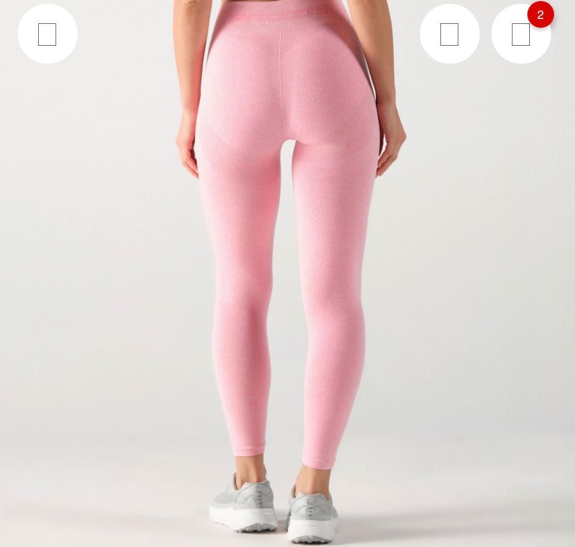 Leggings da Prozis de Cintura Regular Contour -
Candy Pink Melange