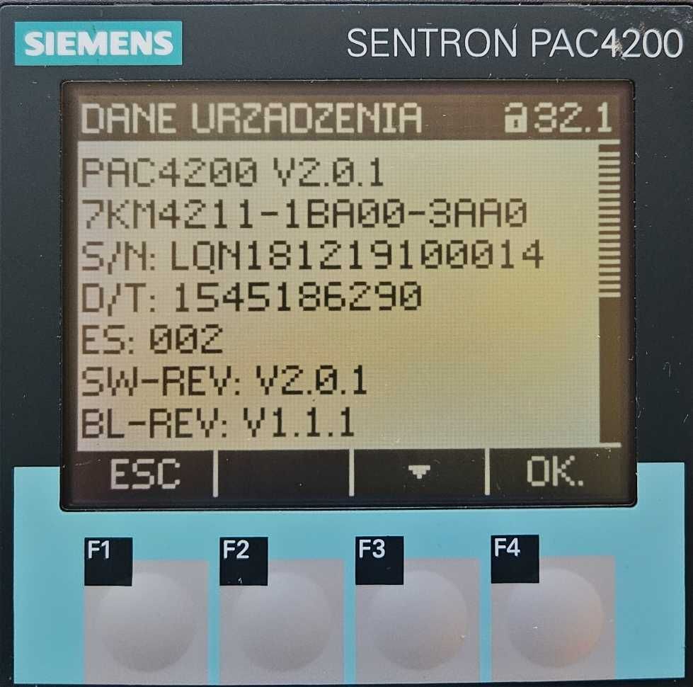 Sentron PAC4200 PN i DP.