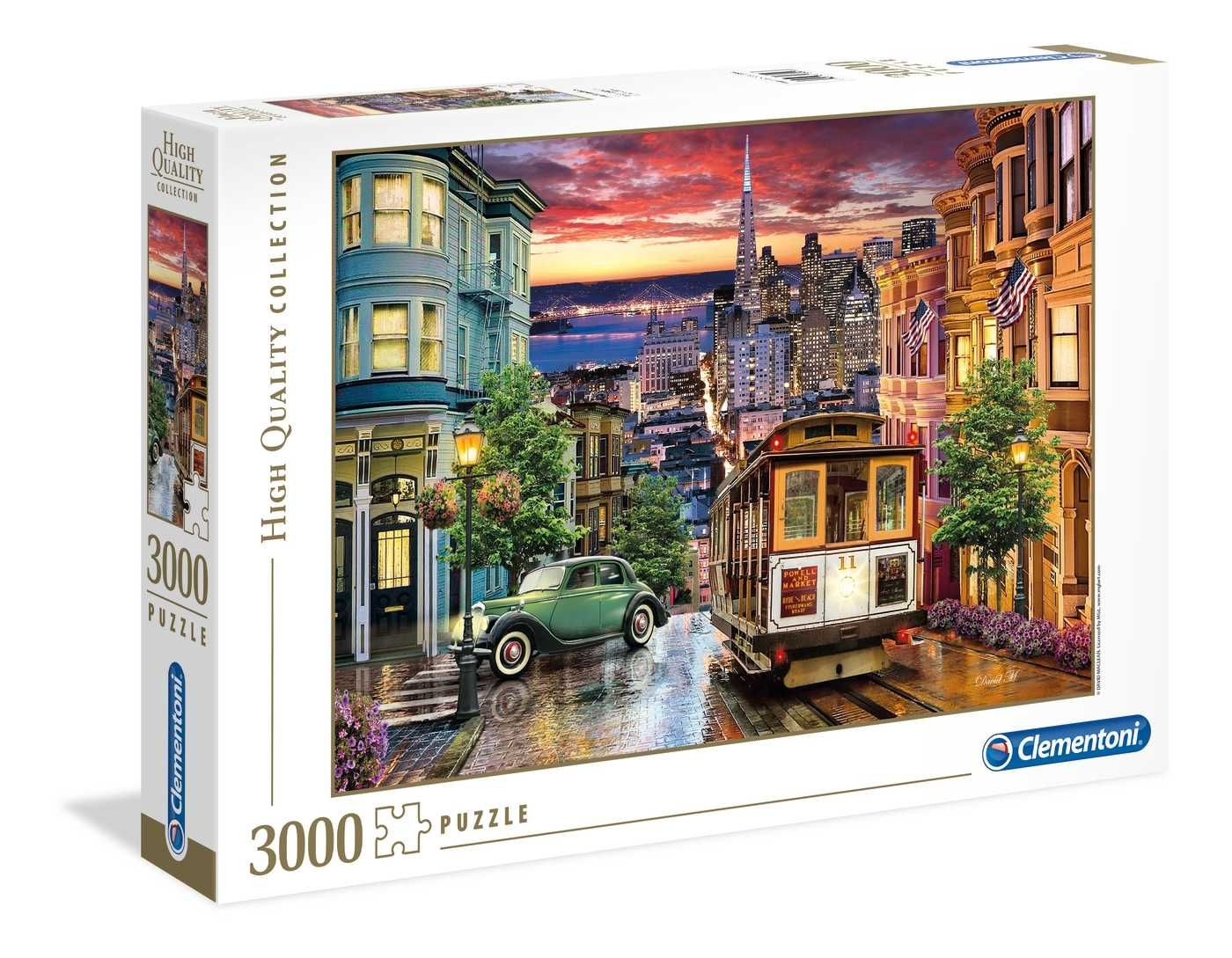 CLEMENTONI 33547 Puzzle 3000 elementów HQ SAN FRANCISCO