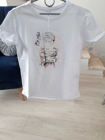 Koszulka damska T-shirt bluzka L/XL Latynka