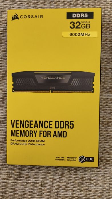 corsair vengeance ddr5 32gb (2x16gb) ddr5 6000mhz cl30