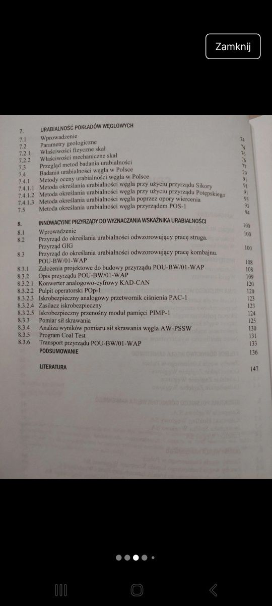 Zasoby węgla kamiennego. Urabialność pokładów węglowych, Witold Biały,