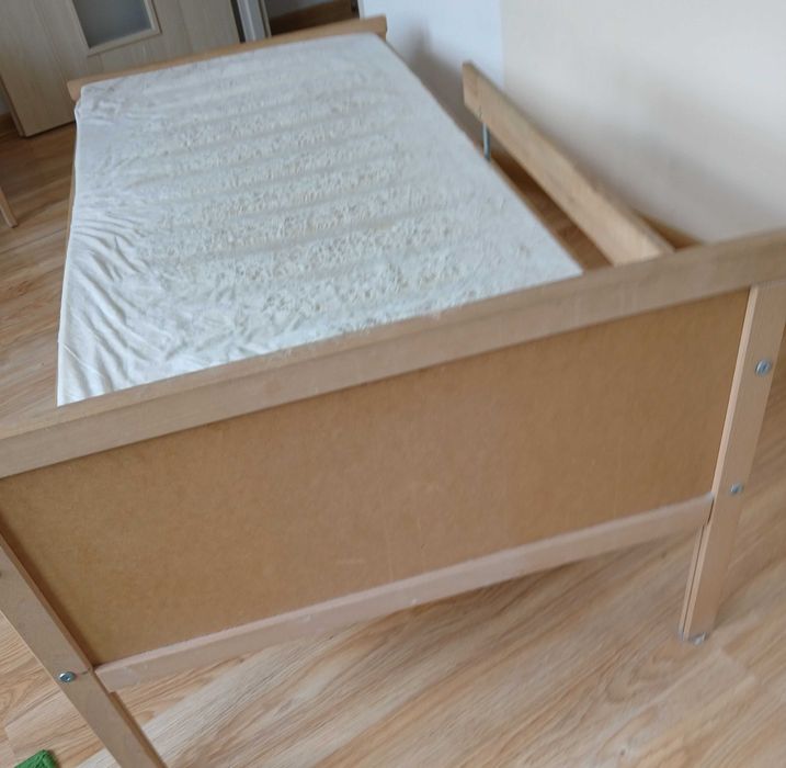 Łóżko Ikea Sniglar 160x70 z materacem