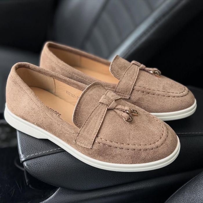 Жіночі лофери бежеві туфлі 36-41р