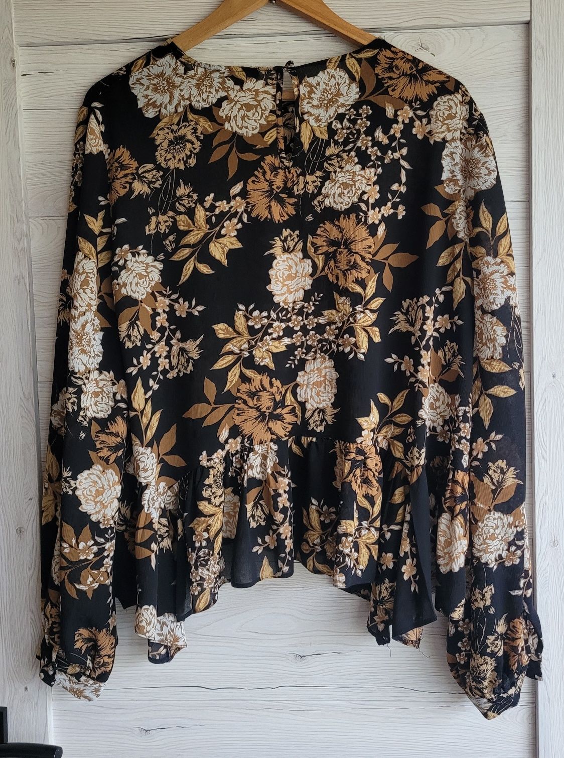 Śliczna elegancka koszula efektowny print kwiatowy XXL Primark
