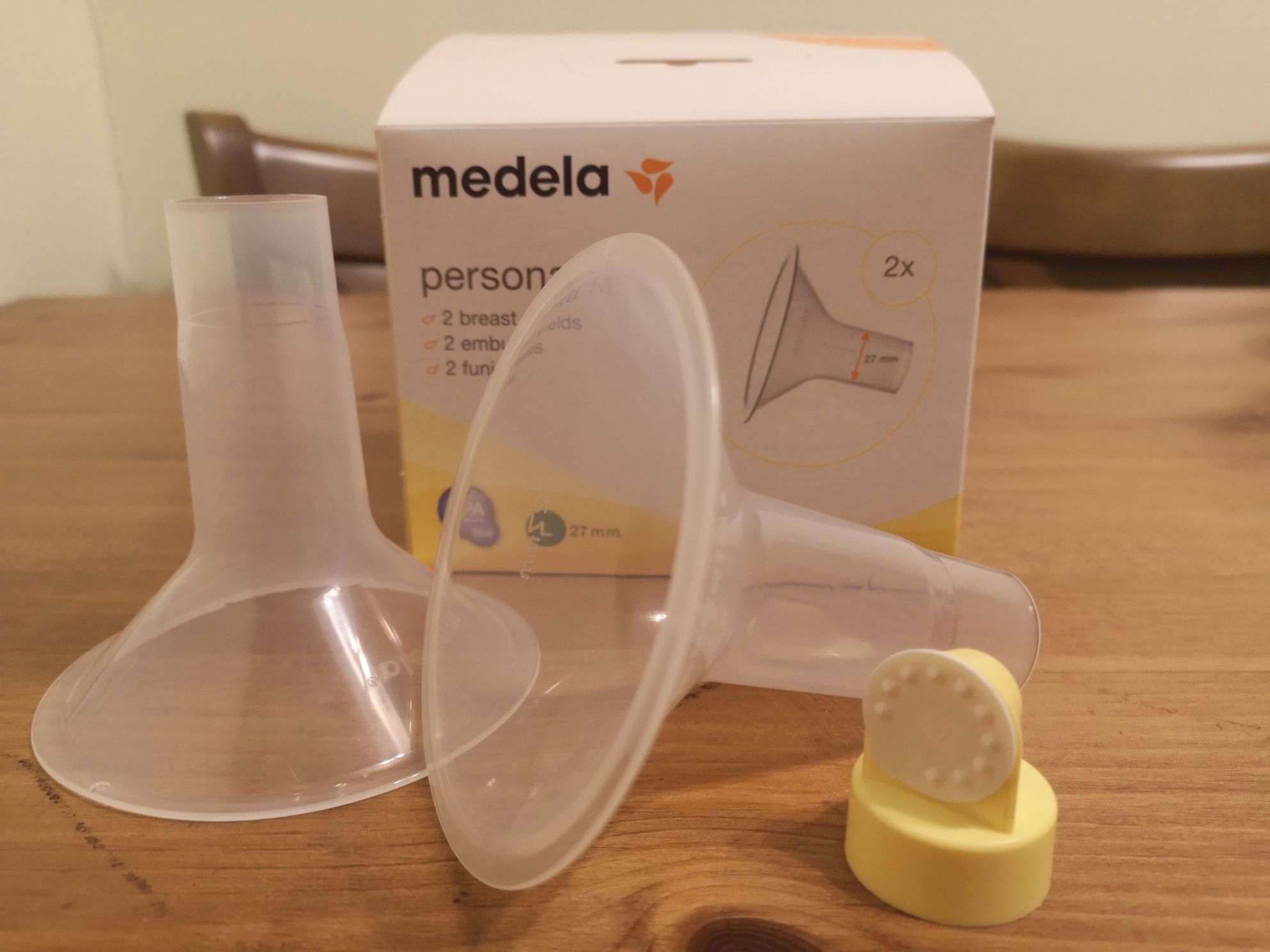 Lejek, końcówka lejka medela personal fit 27 mm 2 szt.