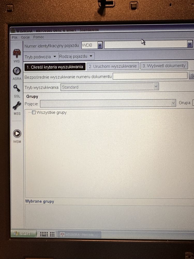 Profesjonalny skaner STAR C3 diagnosis Mercedes z laptopem Xentry