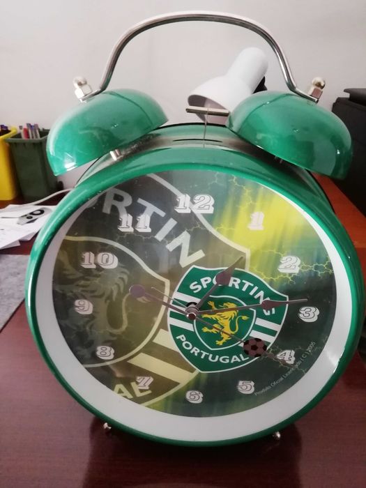 Relogio despertador Sporting Clube de Portugal.