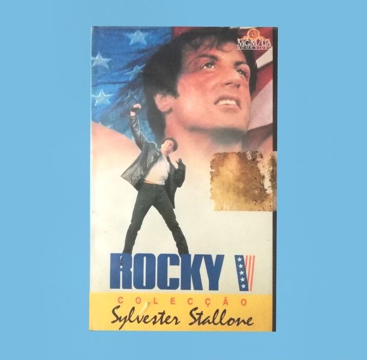 Filme "Rocky V", em formato VHS original, 1990