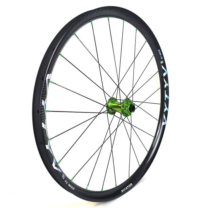 Koła VYTYV AVIATOR XC WIDE 29 Carbon Holographic / Carbon-TI X-HUB IS