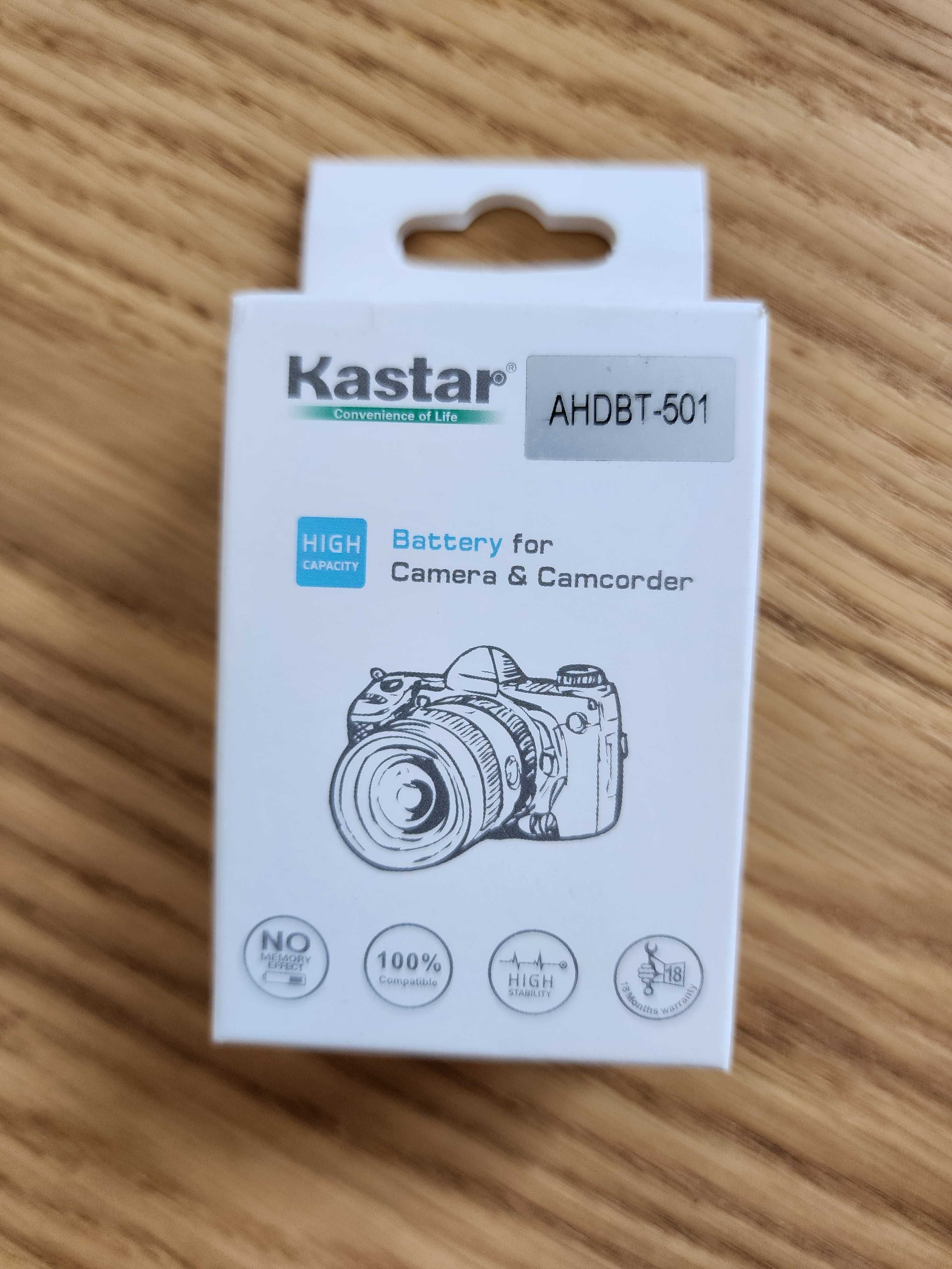 Акумулятор Kastar 1250mAh 4.8Wh GoPro HERO5, HERO6, HERO7 NEW