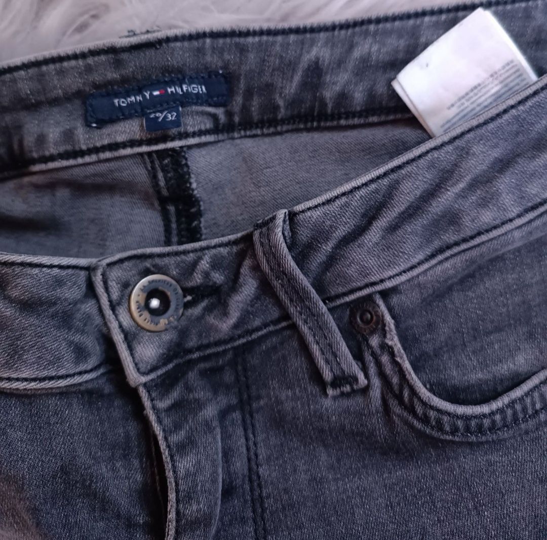 Tommy Hilfiger damskie spodnie jeansowe skinny na wysoką