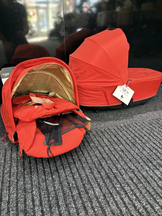 Cybex Mios 2.0 Gondola plus seat pack w koloorze autumn gold