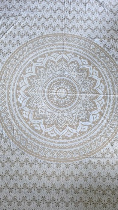 Duża narzuta obrus gobelin typu Mandala 142x204 cm