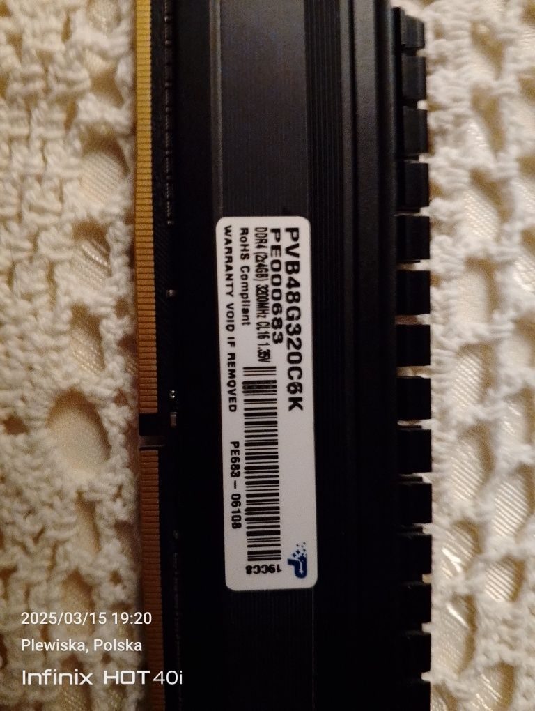 RAM DDr4 16gb 3200mhz Cl16