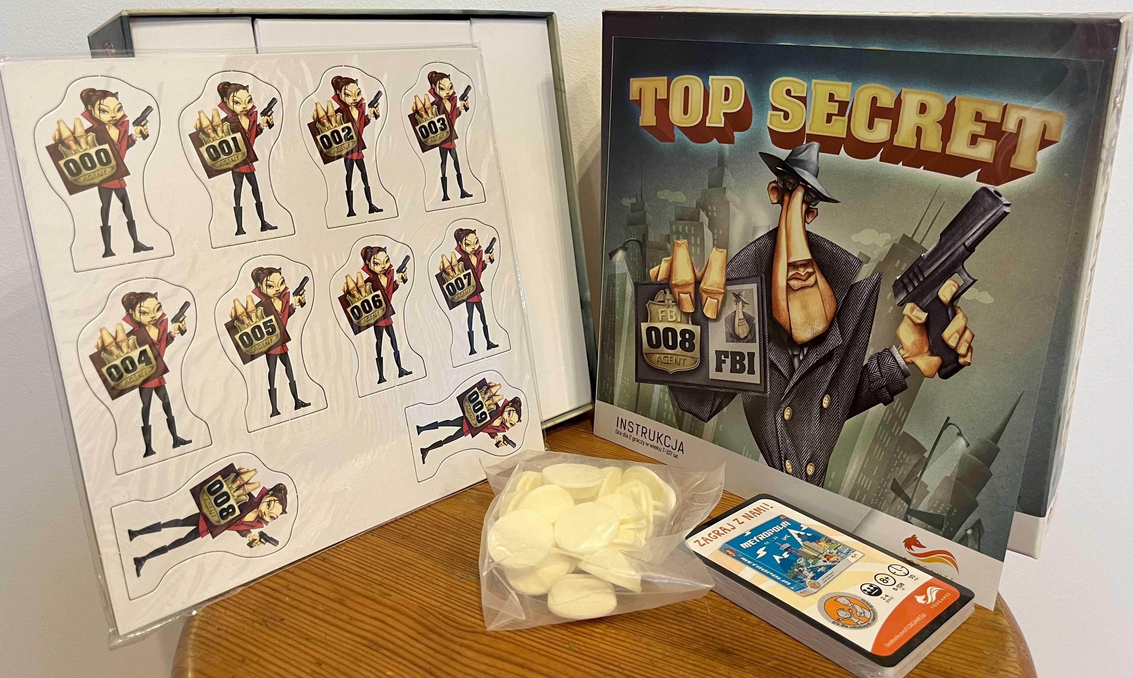 Gra planszowa TOP SECRET Fox games Granna