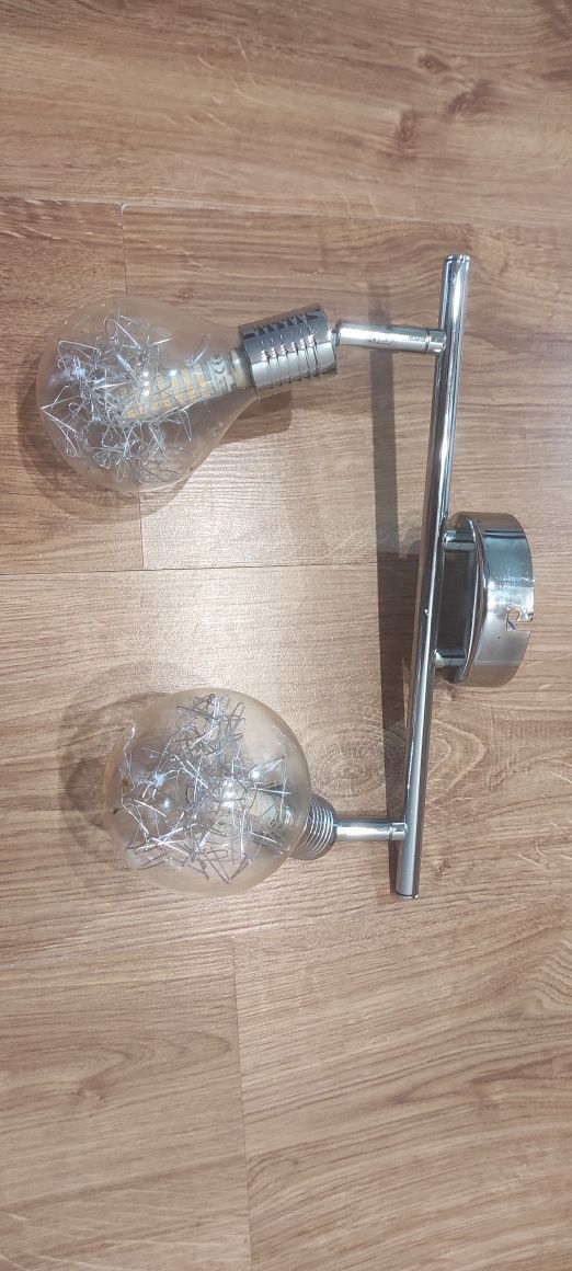 Lampa sufitowa 2 punktowa i 1 punktowa