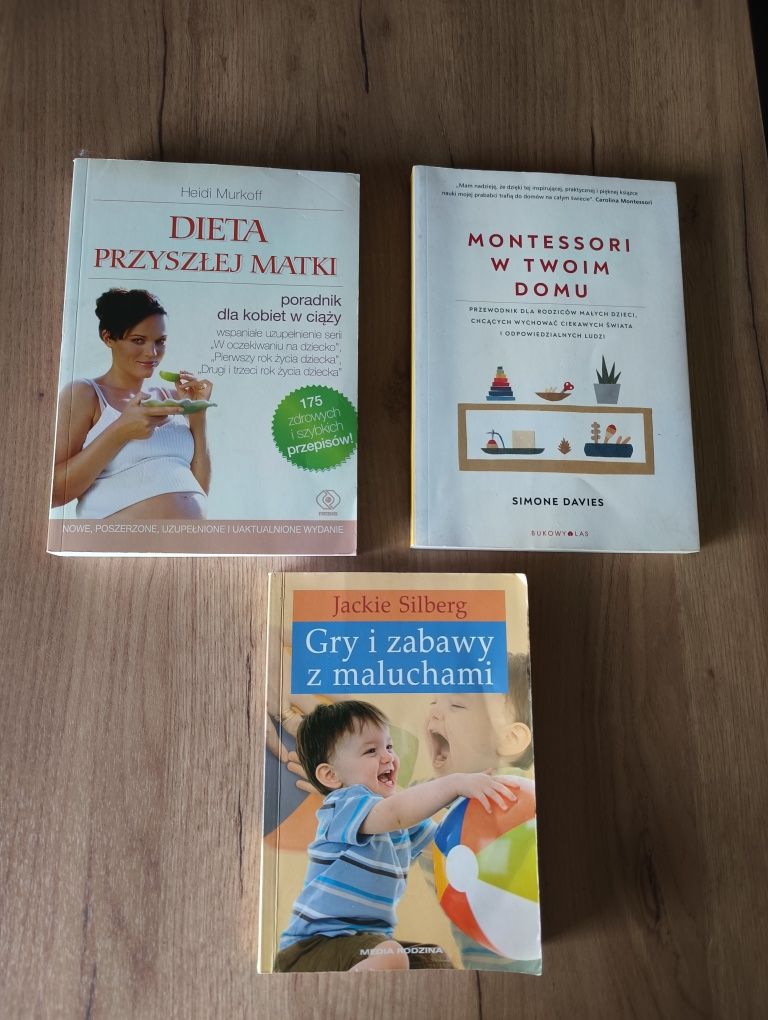 Książki zestaw 3 sztuk - Montessori