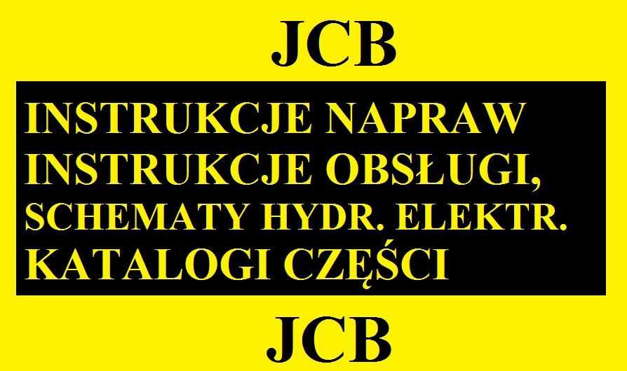 Minikoparka koparka ładowarka JCB instrukcja napraw katalog częsci