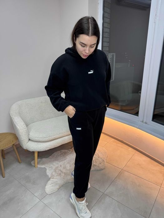 Флісовий костюм жіночий зимовий S M L XL XXL чорний мокко сіро-голубий