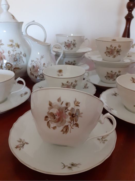 Serviço chá SPAL antigo - conjunto 12 chávenas