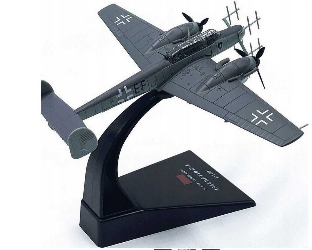 model samolot Bf-110 G-4 1944 skala 1:100 AMERCOM + gazetka