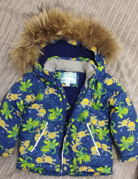 Детский зимний костюм на мальчика 2-3 года