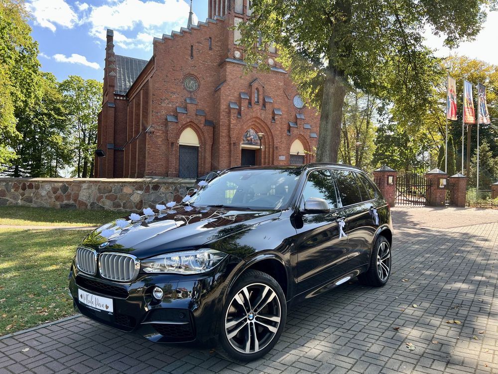 Auto do ślubu, samochód do ślubu BMW X5 M50d