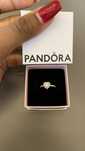 Elevated heart pandora gold ring