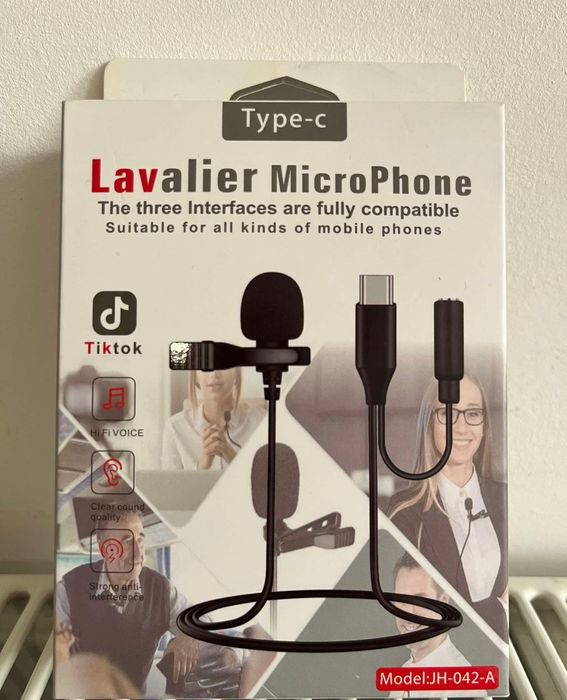 Продам микрофон петличный Lavalier JH-042 Type-C