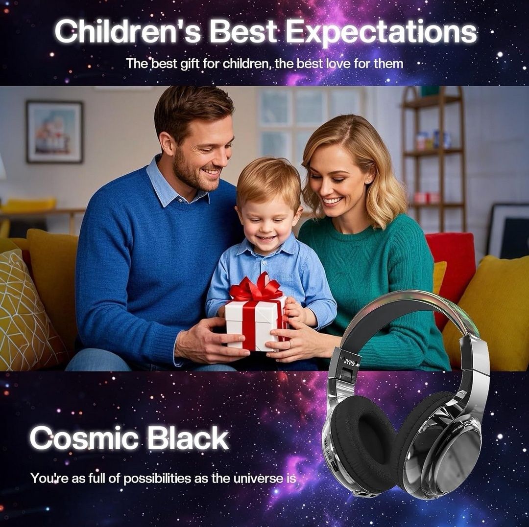 Nowe Słuchawki Bezprzewodowe JYPS Bluetooth z ANC Stereo