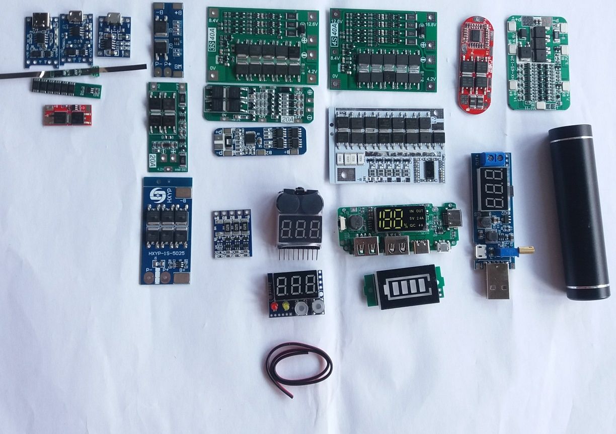 Холдер tp4056 bms бмс 3s 4s плата зарядка аккумуляторы 18650