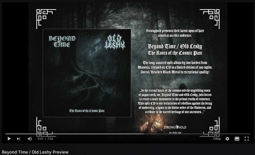 BEYOND TIME / OLD LESHY - The Roots Of The Cosmic Past CD - 3 szt