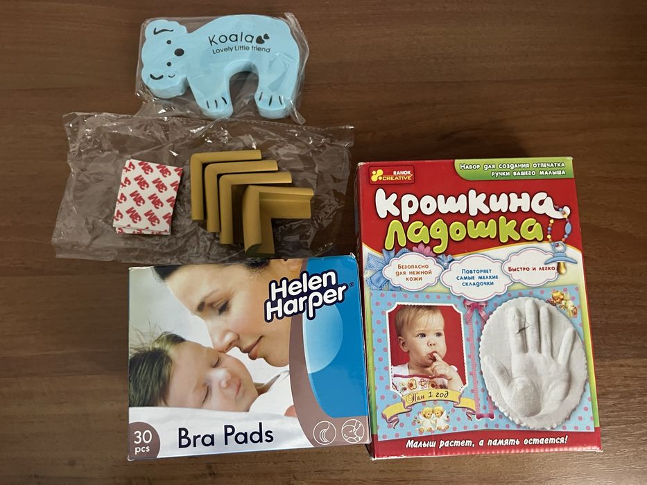 Гіпсовий набір долонька крихітки, стопор для дверей та ін.