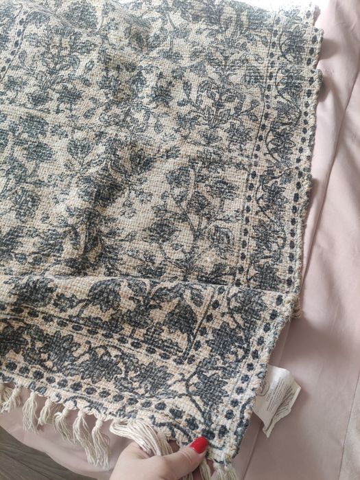 Индия, Ковер  ручная работа винтаж хб 66х114